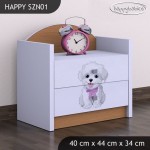 Nočna omarica Happy babies Kužek s pentljo 19 SZN1